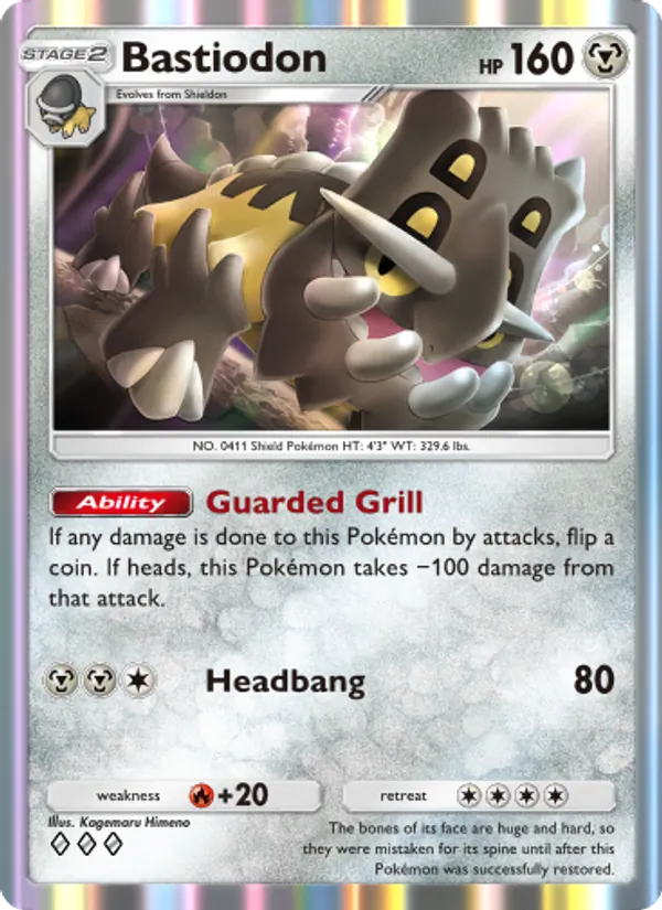 Bastiodon - Space-Time Smackdown Pokemon Card