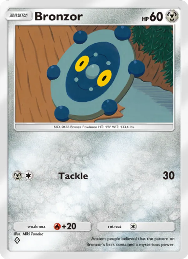 Bronzor - Space-Time Smackdown Pokemon Card
