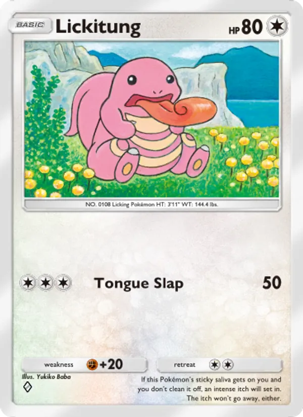 Lickitung - Space-Time Smackdown Pokemon Card