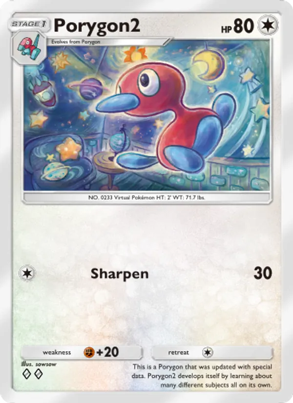 Porygon2 - Space-Time Smackdown Pokemon Card