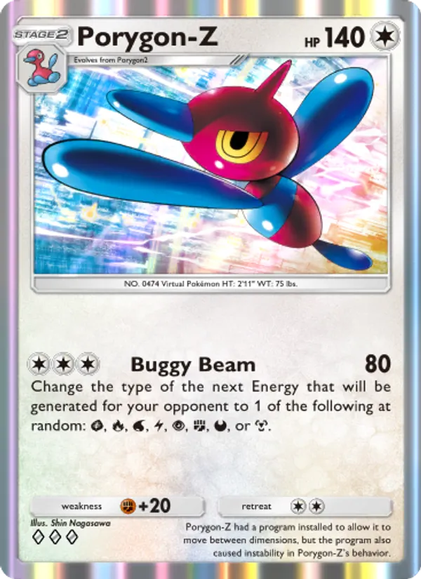 Porygon-Z - Space-Time Smackdown Pokemon Card