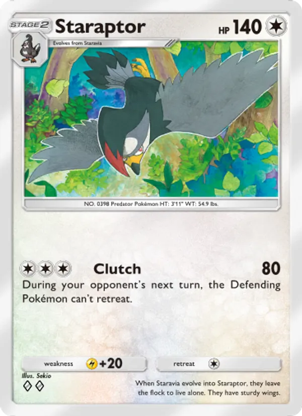 Staraptor - Space-Time Smackdown Pokemon Card