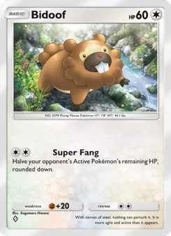 Bidoof - Space-Time Smackdown