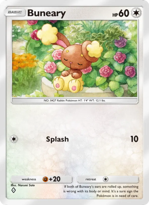 Buneary - Space-Time Smackdown Pokemon Card