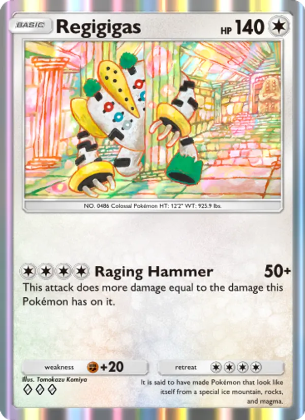 Regigigas - Space-Time Smackdown Pokemon Card