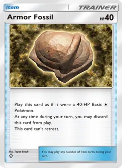 Armor Fossil - Space-Time Smackdown