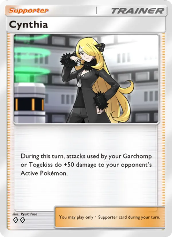 Cynthia - Space-Time Smackdown Pokemon Card