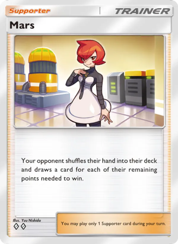 Mars - Space-Time Smackdown Pokemon Card