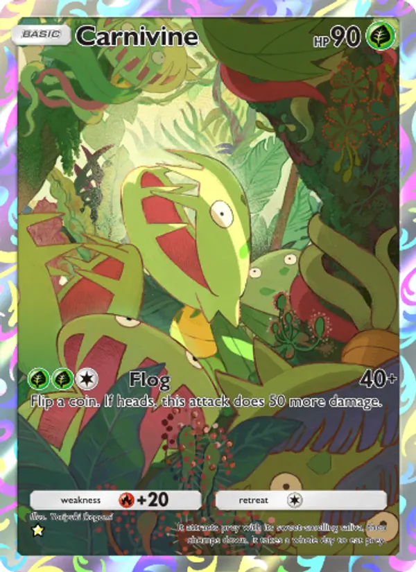 Carnivine - Space-Time Smackdown Pokemon Card