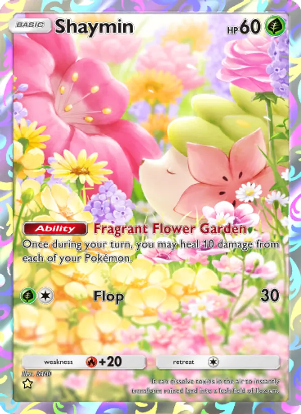 Shaymin - Space-Time Smackdown Pokemon Card