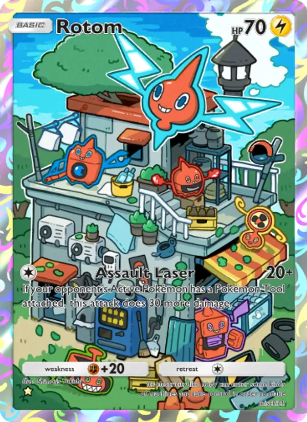Rotom - Space-Time Smackdown Pokemon Card