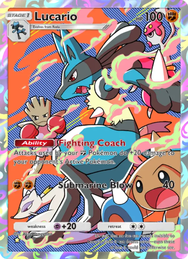 Lucario - Space-Time Smackdown Pokemon Card