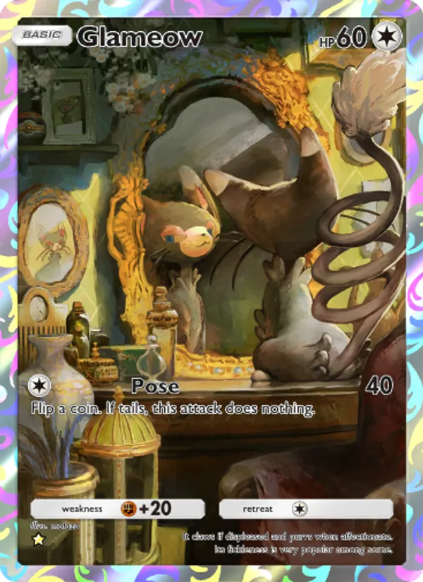 Glameow - Space-Time Smackdown Pokemon Card