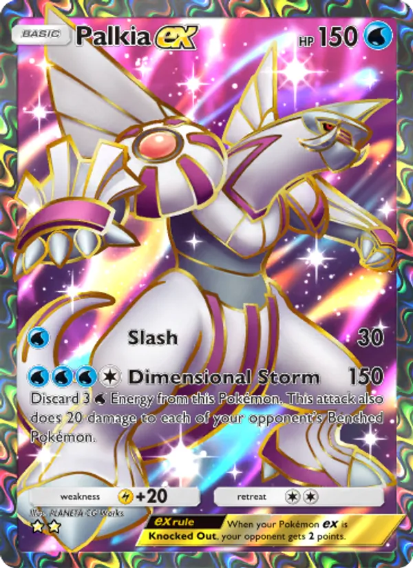 Palkia ex - Space-Time Smackdown Pokemon Card