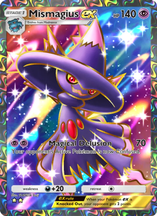 Mismagius ex - Space-Time Smackdown Pokemon Card