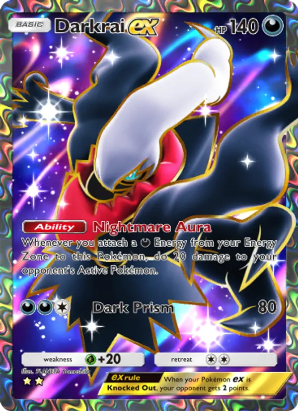 Darkrai ex - Space-Time Smackdown Pokemon Card