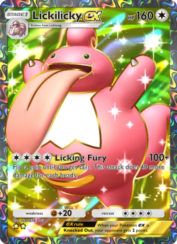 Lickilicky ex - Space-Time Smackdown Pokemon Card