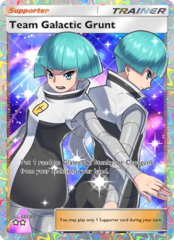 Team Galactic Grunt - Space-Time Smackdown Pokemon Card