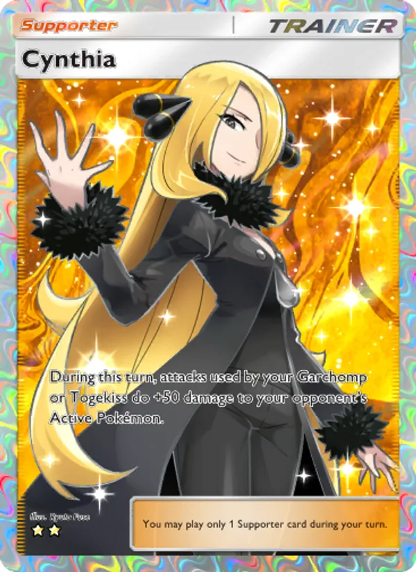 Cynthia - Space-Time Smackdown Pokemon Card