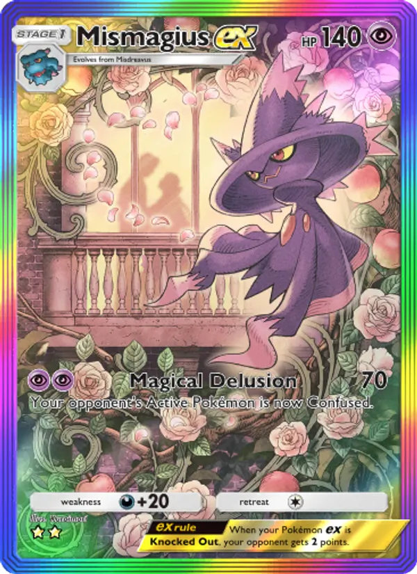Mismagius ex - Space-Time Smackdown Pokemon Card
