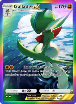 Gallade ex - Space-Time Smackdown