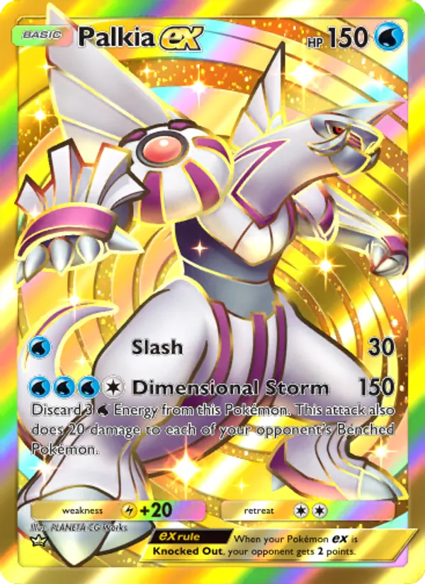 Palkia ex - Space-Time Smackdown Pokemon Card