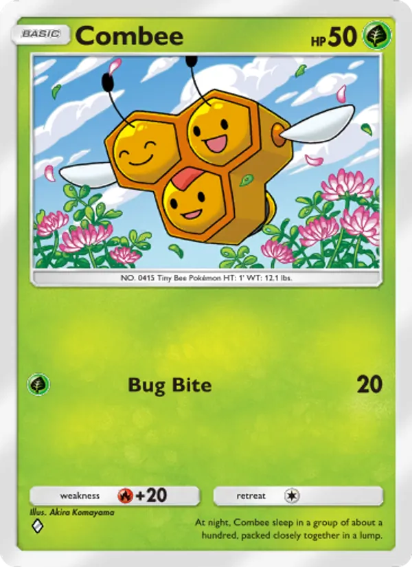 Combee - Triumphant Light Pokemon Card