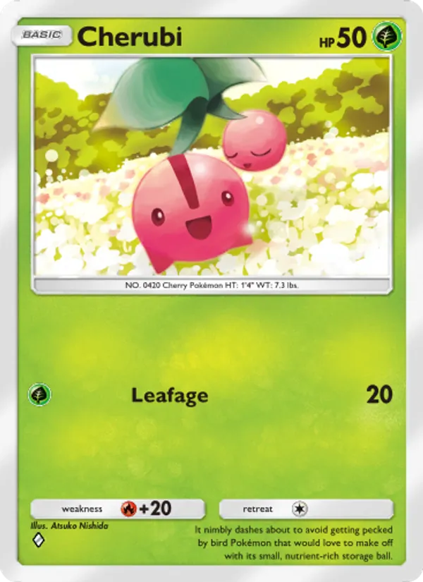 Cherubi - Triumphant Light Pokemon Card