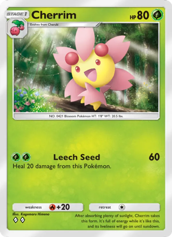 Cherrim - Triumphant Light Pokemon Card