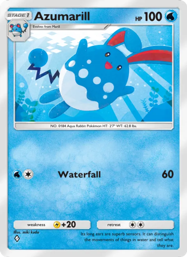 Azumarill - Triumphant Light Pokemon Card
