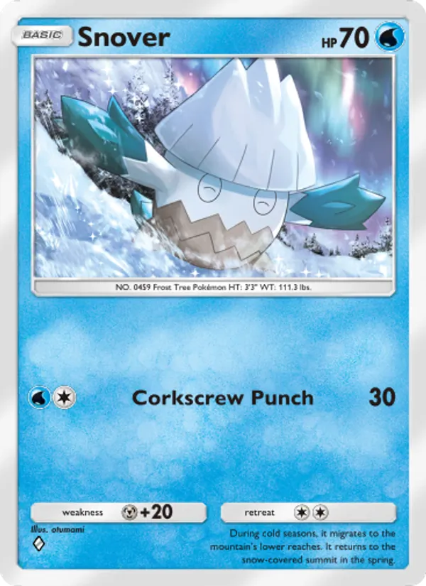 Snover - Triumphant Light Pokemon Card