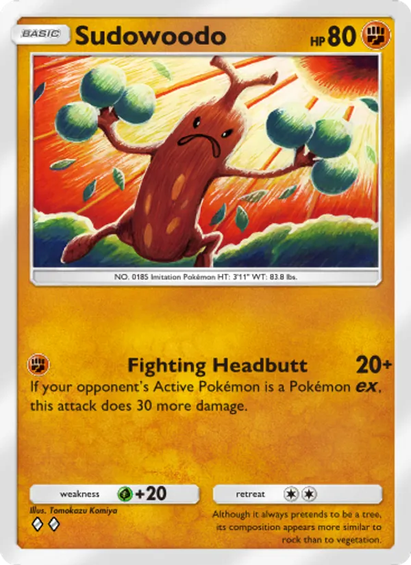 Sudowoodo - Triumphant Light Pokemon Card