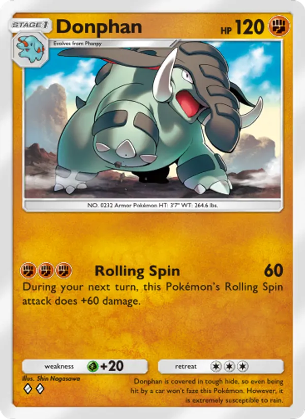 Donphan - Triumphant Light Pokemon Card