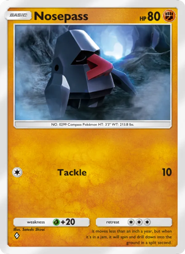 Nosepass - Triumphant Light Pokemon Card