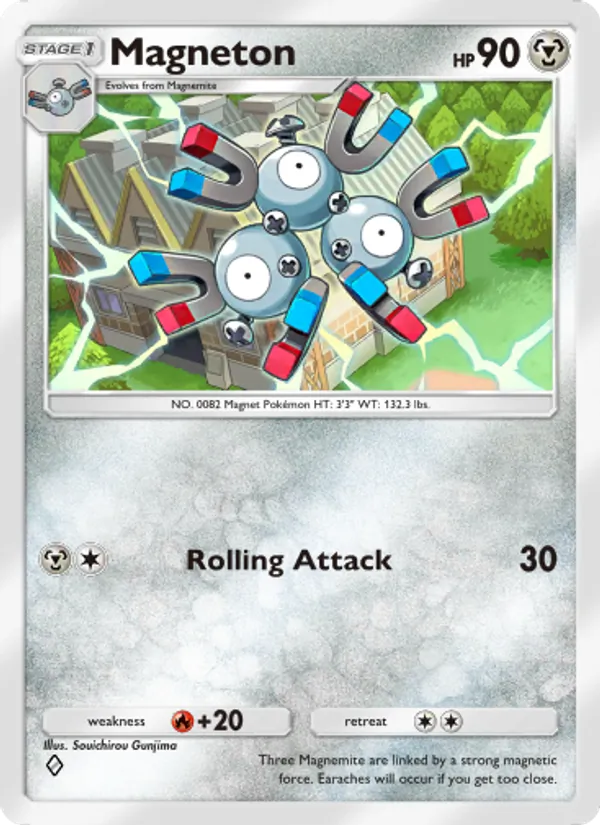 Magneton - Triumphant Light Pokemon Card