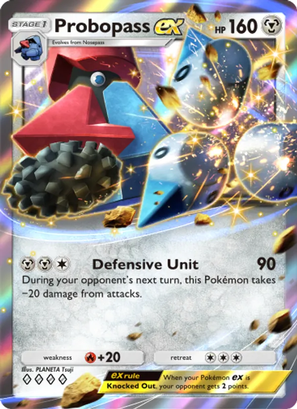 Probopass ex - Triumphant Light Pokemon Card
