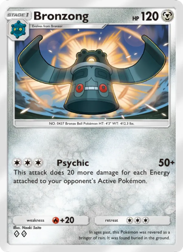 Bronzong - Triumphant Light Pokemon Card