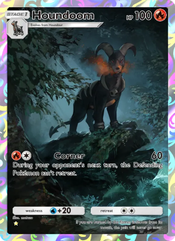 Houndoom - Triumphant Light Pokemon Card