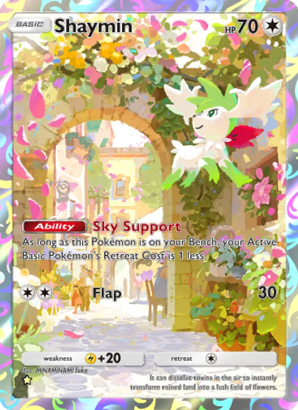 Shaymin - Triumphant Light Pokemon Card