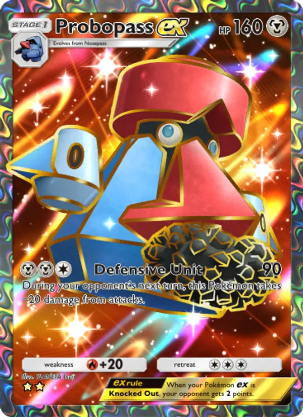 Probopass ex - Triumphant Light Pokemon Card