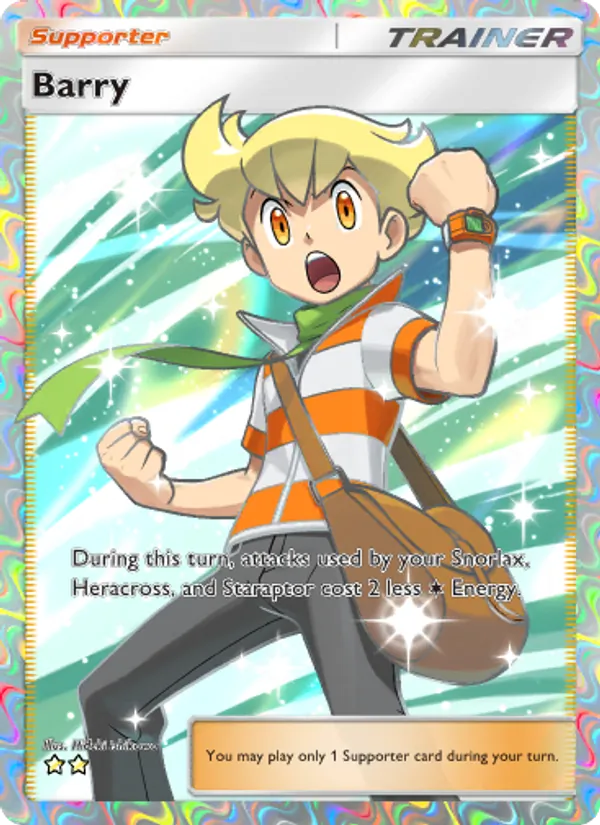 Barry - Triumphant Light Pokemon Card