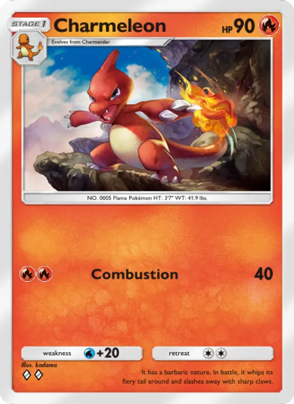 Charmeleon - Shining Revelry Pokemon Card
