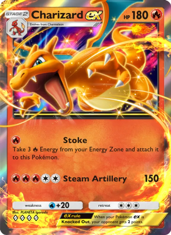 Charizard ex - Shining Revelry Pokemon Card