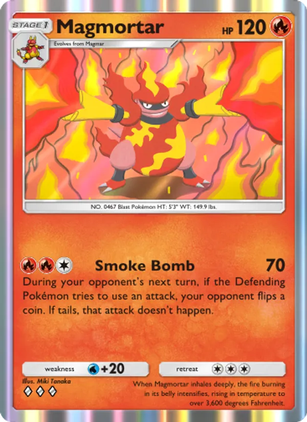 Magmortar - Shining Revelry Pokemon Card