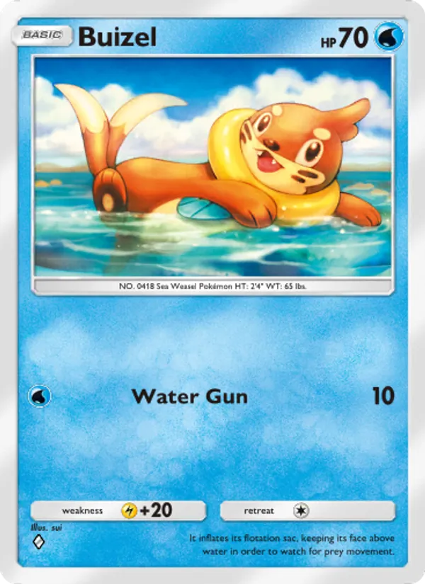 Buizel - Shining Revelry Pokemon Card
