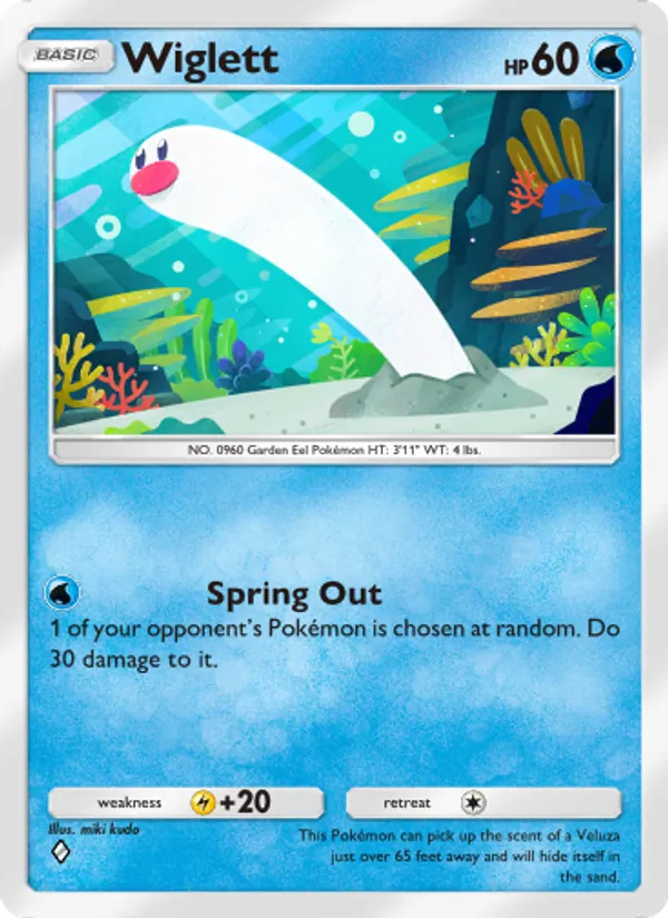 Wiglett - Shining Revelry Pokemon Card