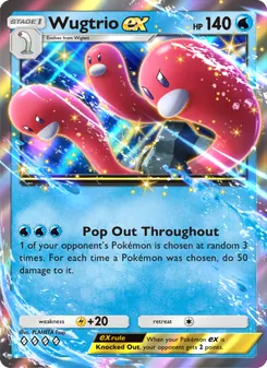 Wugtrio ex - Shining Revelry