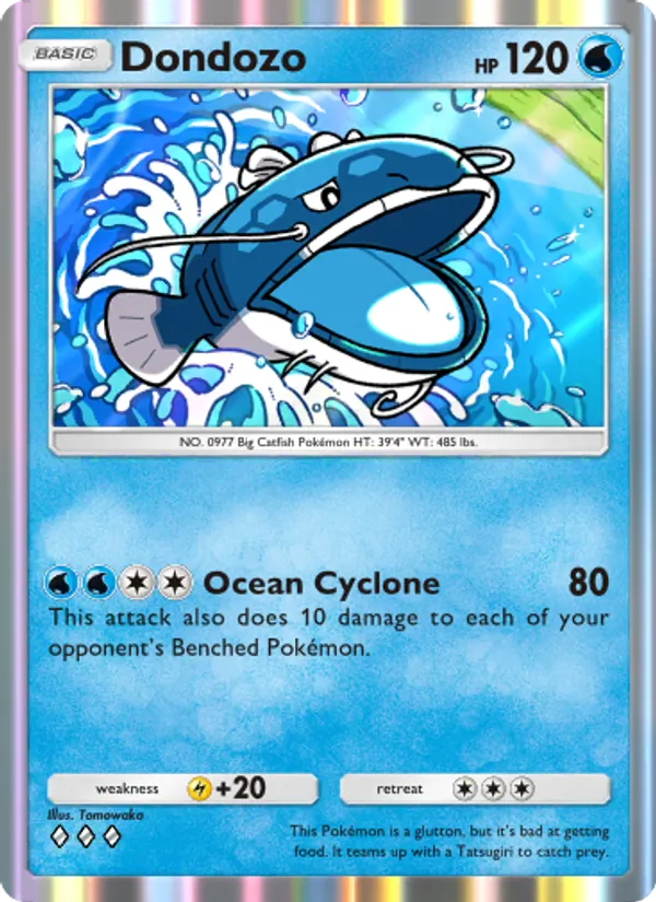 Dondozo - Shining Revelry Pokemon Card