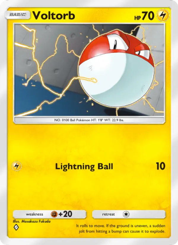 Voltorb - Shining Revelry Pokemon Card