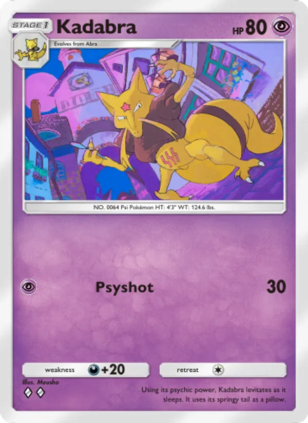 Kadabra - Shining Revelry Pokemon Card